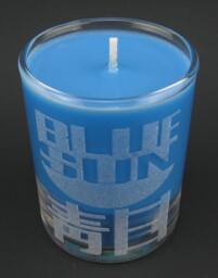 Firefly Blue Sun Corporation Laser Etched Mini Candle Scented With Blueberry Cobbler - thumbnail 1