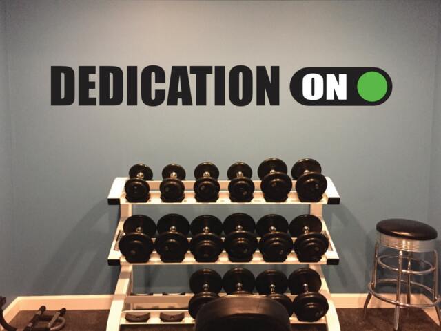 Dedication On Switch Decal, Motivation Quote Wall Decal, Classroom Decorating Ideas - image 1