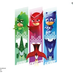 Pj Masks Vehicles Wall Sticker, Decal, Pj Themed Bedroom, Masks Room - thumbnail 2