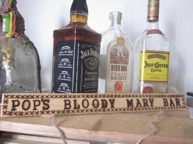 Bloody Mary Bar Wood Sign Customized Mary Bar Choose Your Name - image 1