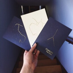 Scorpio Constellation Zodiac Art Print/Gold Foil Wall Astrology Home Decor October-November Birthday On Navy Or Cream - thumbnail 4