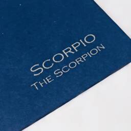 Scorpio Constellation Zodiac Art Print/Gold Foil Wall Astrology Home Decor October-November Birthday On Navy Or Cream - thumbnail 3