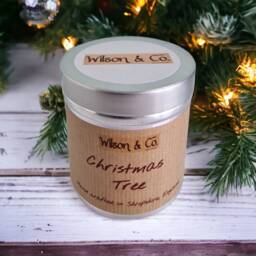 Christmas Tree Scented Candle 230G - Winter Candle Gift in A Tin - thumbnail 1