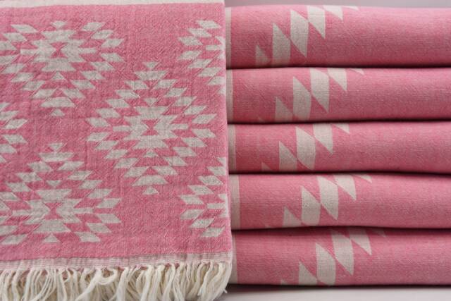 "Kilim Patterned Towel, Spa Towel, 38""x67" - image 1
