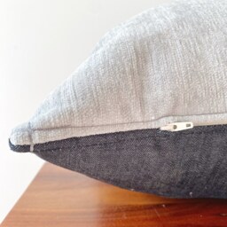 12X24 Plaka Grey Pillow Cover - 20 X Rectangle Boho Housewarming Gift Modern Home Decor Contemporary Case - thumbnail 3