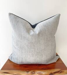 12X24 Plaka Grey Pillow Cover - 20 X Rectangle Boho Housewarming Gift Modern Home Decor Contemporary Case - thumbnail 1