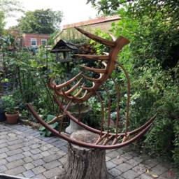 Shotgun Rocker Art-Design Rocking Chair By Trevor Straw - thumbnail 4