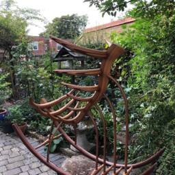 Shotgun Rocker Art-Design Rocking Chair By Trevor Straw - thumbnail 3