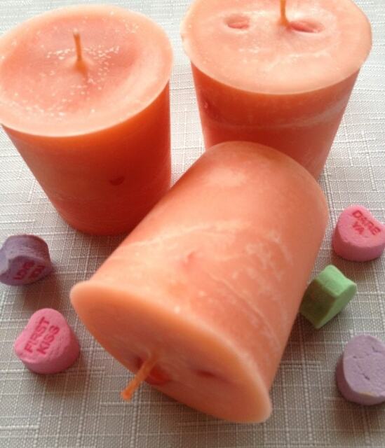 Love Spell Strong Scented Votive Candles - Pink & Red Victoria's Secret Type