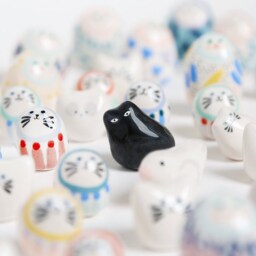 Daydreamer Cat/Ceramic Lucky Charm - thumbnail 2