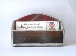 stained Glass Business Card Holder - thumbnail 3