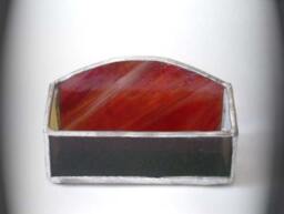 stained Glass Business Card Holder