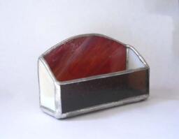 stained Glass Business Card Holder - thumbnail 2