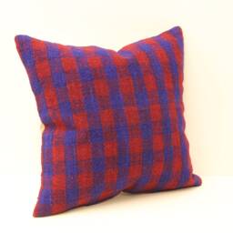 16x16 Turkish Kilim Pillow Cover Handmade Home Living Design Boho Vintage Rustic Throw Pillov Covers Old Cushion 4Kf-69 - thumbnail 3