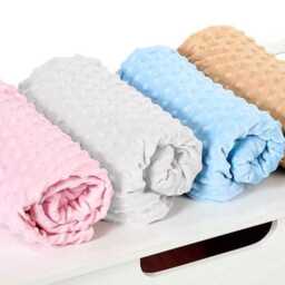 Personalized Baby Blanket Bubble Embossed Newborn Gift With Bow - thumbnail 4