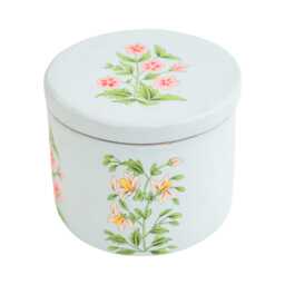Handmade Soy Wax Candle in Terracotta Jar With Miniature Art, Essential Oil, Rustic Decor, Artisanal Gift, Made India - thumbnail 1