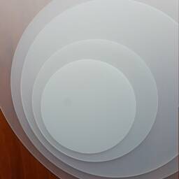 Flat Polypropylene Lampshade Diffuser, Custom Ceiling Light Shade - UK - thumbnail 2