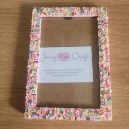 Colourful Sweets/Candy & Cakes Clay Slices Photo Frame 4 X 6 Inches - thumbnail 3