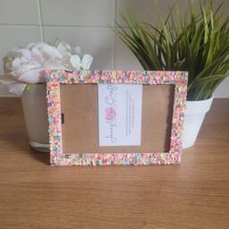 Colourful Sweets/Candy & Cakes Clay Slices Photo Frame 4 X 6 Inches - thumbnail 2
