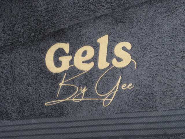 Personalised Embroidered Towels With Business Logos. Multiple Sizes & Colours. Made in The Uk. Branded - image 1