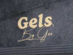 Personalised Embroidered Towels With Business Logos. Multiple Sizes & Colours. Made in The Uk. Branded