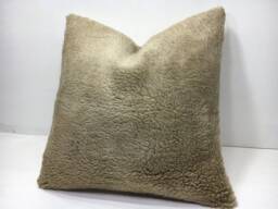 Vintage Turkish Kilim Pillow Cover, Handwoven Accent 16x16 - thumbnail 1