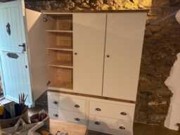 Triple Pantry Larder, Kitchen Cupboard Storage - Custom Colour Choice - thumbnail 1