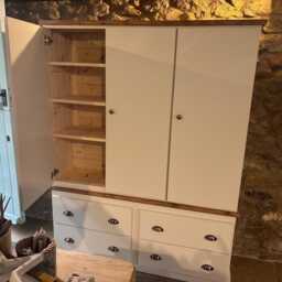 Triple Pantry Larder, Kitchen Cupboard Storage - Custom Colour Choice - thumbnail 3