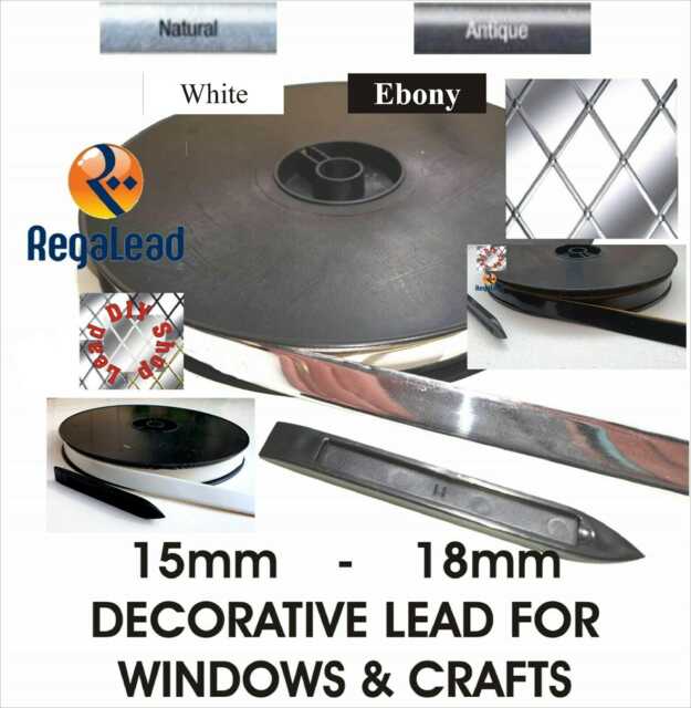 15mm 18mm Self Adhesive Window Lead Strip Glass Crafts Regalead Tool - image 1