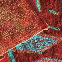 Moroccan Rug Boujaad/Antique Wool Rug Bohemian Berber Atlas Vintage /154 X 266 cm 5.05 8.72 Ft Bouj 504 - thumbnail 4