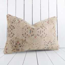 Vintage Turkish Kilim Pillow Cover - 16x24 - thumbnail 2