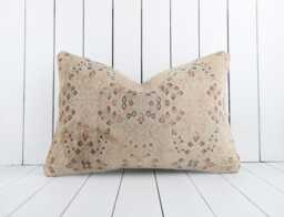 Vintage Turkish Kilim Pillow Cover - 16x24 - thumbnail 1