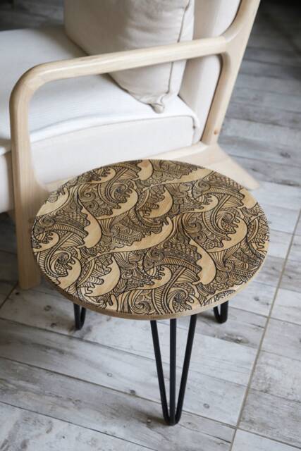 Oak Wood Coffee Table - image 1