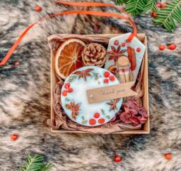 Christmas Candle, Christmas Gift Box, Festive Box, Christmas Set, Christmas Spice, Christmas Hamper, Christmas For Women - thumbnail 1