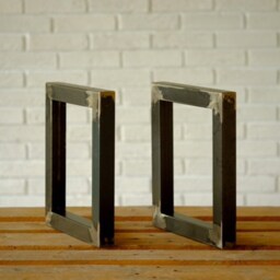 Furniture Legs. Table Metal Lefs For Table Or Tv Unit , Two Metal Legs Table. Industrial Style Firniture. Diy - thumbnail 3