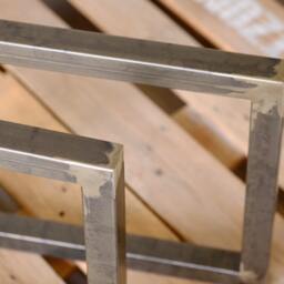 Furniture Legs. Table Metal Lefs For Table Or Tv Unit , Two Metal Legs Table. Industrial Style Firniture. Diy - thumbnail 2