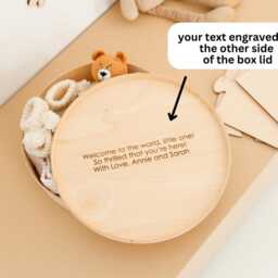 Shower Babie's Gift, Personalizedbox Memory Box, Kids Name Gifted - thumbnail 4