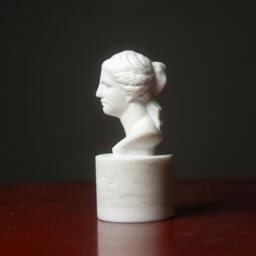 Venus De Milo Bust Carved Greek Marble Statue Figurine Artist Sculpture - thumbnail 2