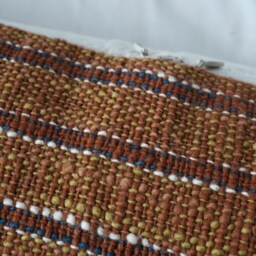 Brown Dot Block Print Mudcloth Hmong Pillow Case - thumbnail 3