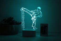 Karate, Night Light, Personalized Lights Kids, Lights, Bedroom Kids Decor, For Boys Nl-11