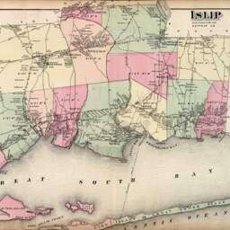 Antique Islip, Long Island Map Print New York Vintage Wall Art - thumbnail 3