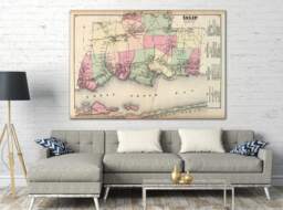 Antique Islip, Long Island Map Print New York Vintage Wall Art - thumbnail 1