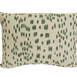 Brunschwig & Fils - Les Touches Green Luxurious Modern Animal Print Designer Cushion Cover Luxury Throw Pillow Handmade Home Decor - thumbnail 2