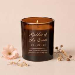 Personalised Mother Of The Groom Candle Gift For Groom's Mum Scented Candle - thumbnail 1