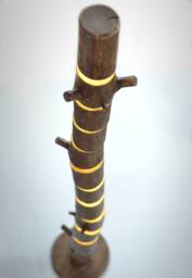 Wooden Floor Lamp Is Made Of Natural Log, Large Standing Lamp, Rustic Lighting, Living Room 60 Inch Wood Log