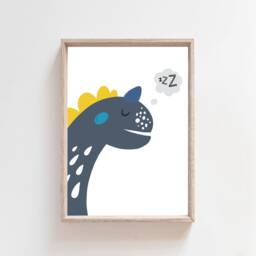 Set Of 3 Dinosaur Prints, Decor, Wall Art, Nursery Quotes, Boys Room Poster, Dino - thumbnail 3