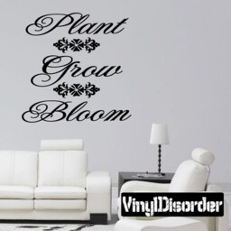 Plant Grow Bloom - Vinyl Wall Decal Quotes Sticker Hd090Et - thumbnail 1