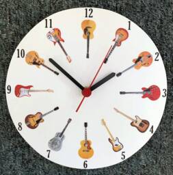 Guitar Lover's Clock - Electric Clocks Gift Guitarist G27-C - thumbnail 1