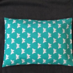 Turquoise With Butterfly Pillowcase/ Newborn/Toddler Children Kids Girl's - thumbnail 2
