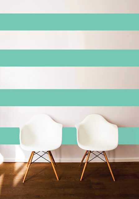 Wall Stripes Decal, Custom Vinyl Art Stickers, Interior Design - image 1